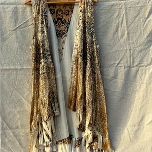 Gold Sequin Vest